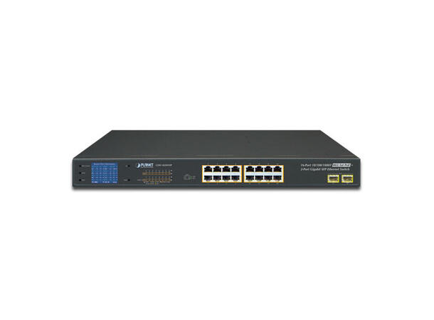 Planet GSW-1820VHP 16-Port 10/100/1000T 802.3at PoE 