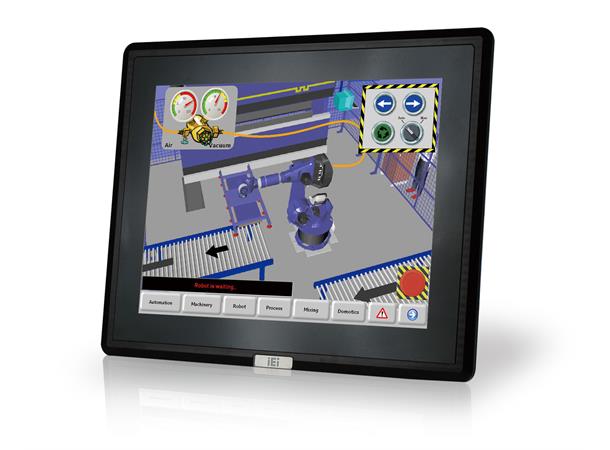 DM-F19A/R-R30  19" Touch monitor IEI/VGA,DVI,DP/9-36VDC/Res.Touch(USB) 