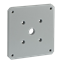 MIC-SPR-MG Wall mount spreader plate, grey