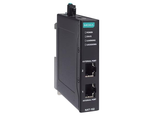 Moxa NAT-102-T Industrial 2-port NAT device 