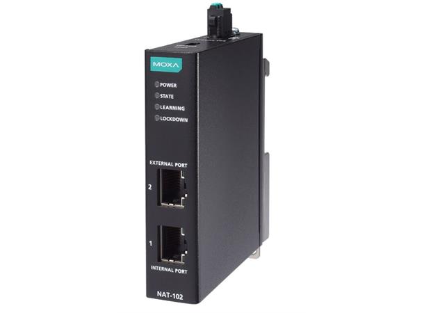 Moxa NAT-102-T Industrial 2-port NAT device 