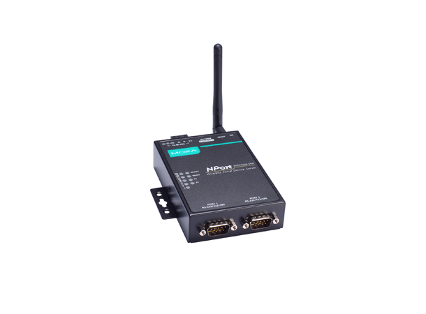 Moxa NPort W2250A-W4-T-EU 2-port RS-232/422/485 WDS with 802, WT 