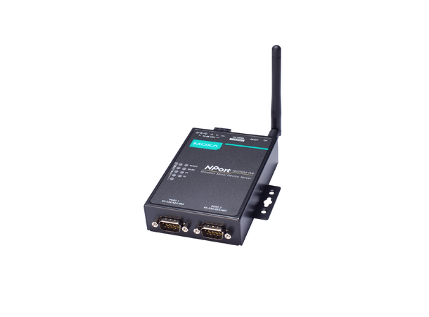 Moxa NPort W2250A-W4-T-EU 2-port RS-232/422/485 WDS with 802, WT 