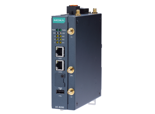 Moxa UC-8220-T-LX Arm Cortex-A7 dual-core 1 GHz IIoT 