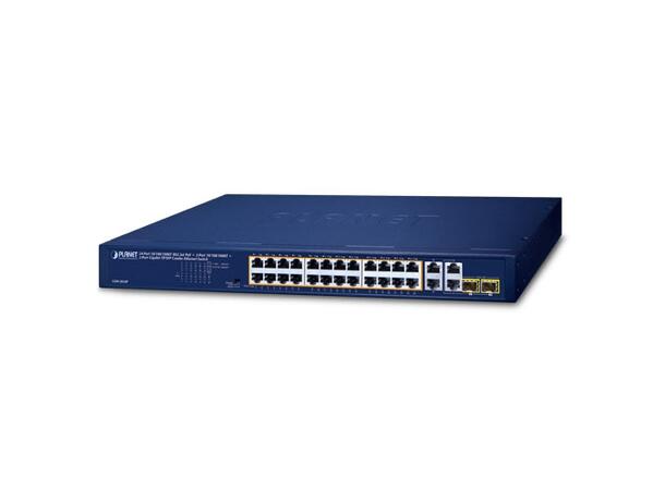 Planet GSW-2824P 24-Port 10/100/1000T 802.3at PoE 