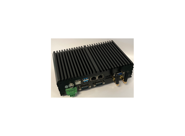 IPC-J4125 Mini box PC for Din-Rail Wi-Fi, AC/DC adapter. No OS, RAM, SSD 