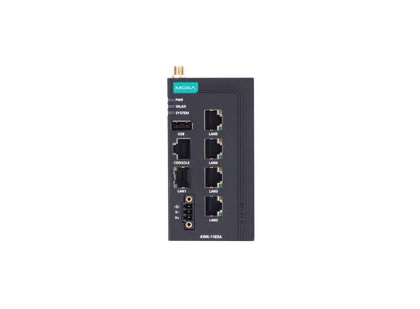 Moxa AWK-1165A-UN-T Ind. 802.11ax AP 5 ports, -40 to 75°C 