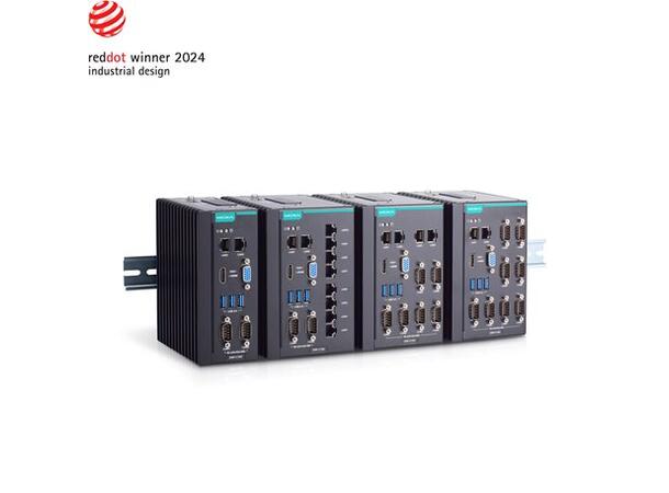 Moxa DRP-C100-C1-T-Win10 DIN-rail com, Celeron,2LAN,2serial,Win10 