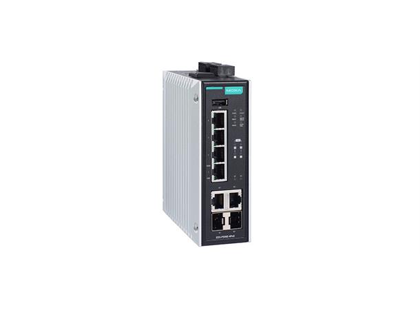Moxa EDS-P506E-4PoE-2GTXSFP 6-port Gigabit managed POE+ Switch 