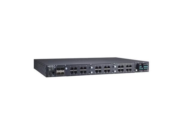 Moxa RKS-G4028-L3-4GS-2LV-T Ethernet switch, modular, managed 