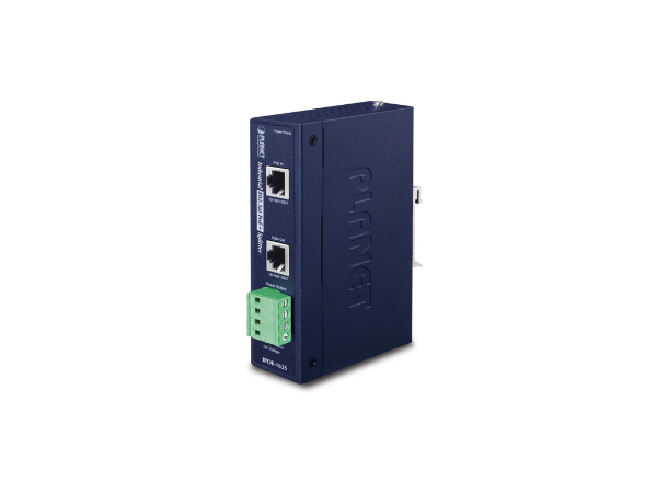 IPOE-176S 1-port 10Gb/s PoE++ Splitter IP30, 802.3bt, 12/19/24VDC output 