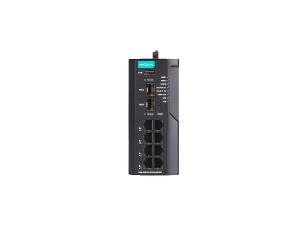 Moxa EDR-G9010-VPN-2MGSFP-CT Industrial router with firewall CT 