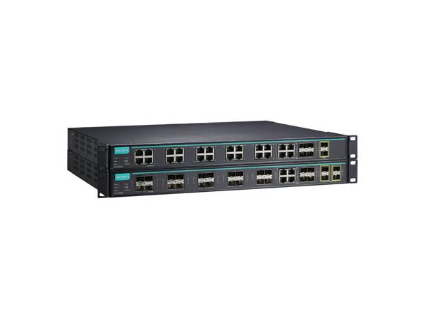 Moxa ICS-G7826A-2XG-HV-HV-T Layer 3 full Gigabit managed Ethernet 