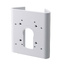 NDA-U-PMAS Universal pole mount small, white