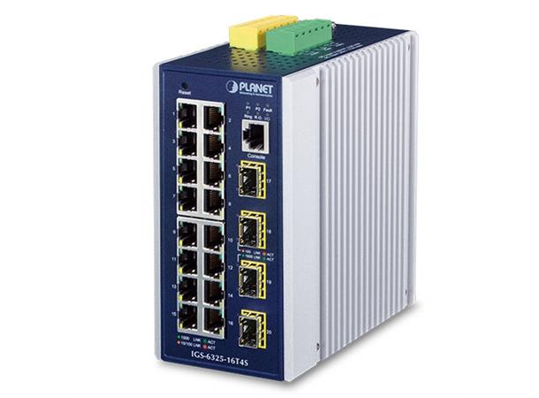 IGS-6325-16T4S L3+ Industrial 16-Port 10/100/1000T + 4 
