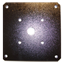 MIC-SPR-BD Wall mount spreader plate, black