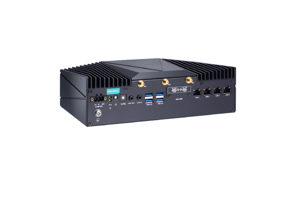 Moxa V2403C-KL1-T x86 computer, Fanless, Celeron® 3965U 