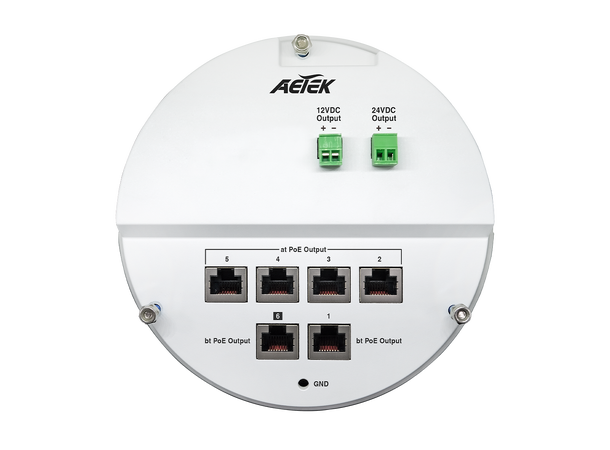 Aetek C42-050-30-B Ceiling bt PoE Switch daisy-chain 