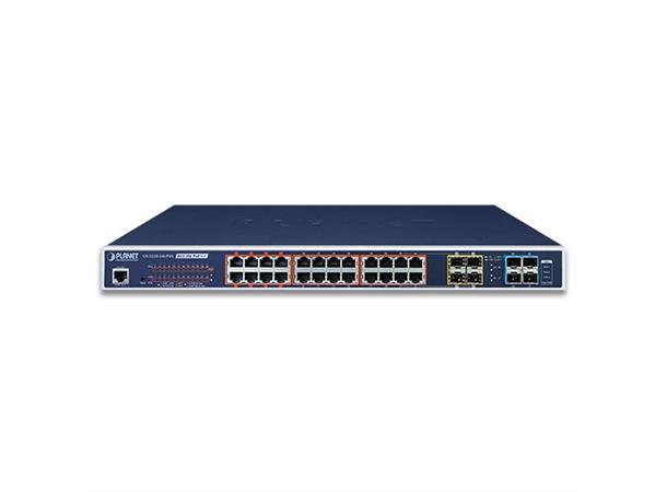 GS-5220-24UPL4XR L3 24-Port 10/100/1000T 802.3bt PoE 