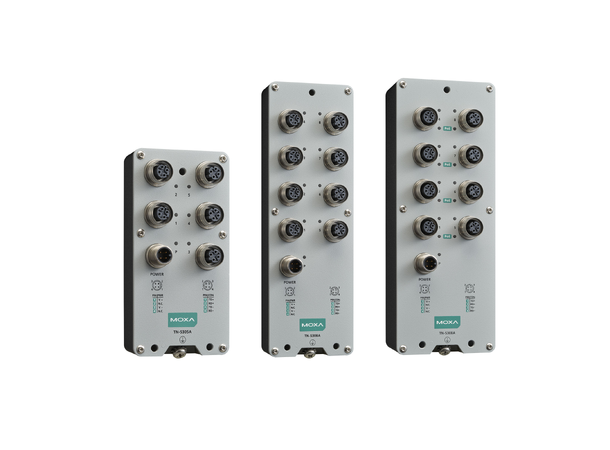 Moxa TN-5308A-8PoE-WV-T Unmanaged switch 8 PoE ports, whitout CT 