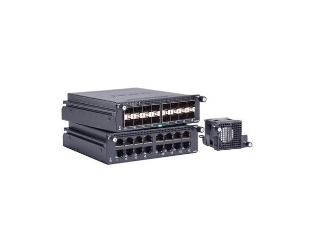 Moxa XM-4000-16QGTX Gigabit Ethernet module, PoE ports 