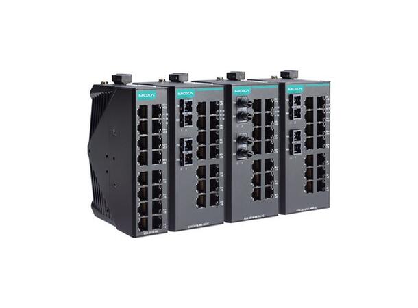 Moxa EDS-2016-ML-MM-ST Unmanaged switch, 14 FE, 2 FX, ST 