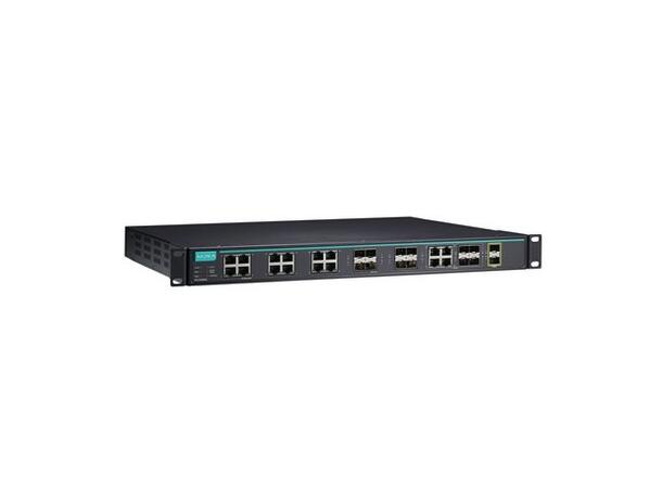 Moxa ICS-G7826A-20GSFP-2XG-HV-HV-T L3 switch, 20 SFP, 4 combo, 2 10GbE, WT 