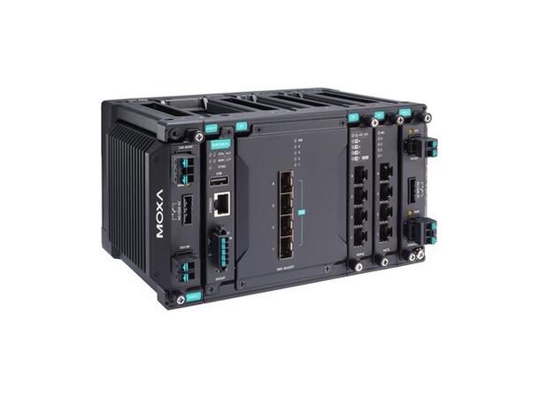 Moxa MDS-G4012-L3-4XGS-T L3 modular switch, 4 10GbE, 2 slots, WT 