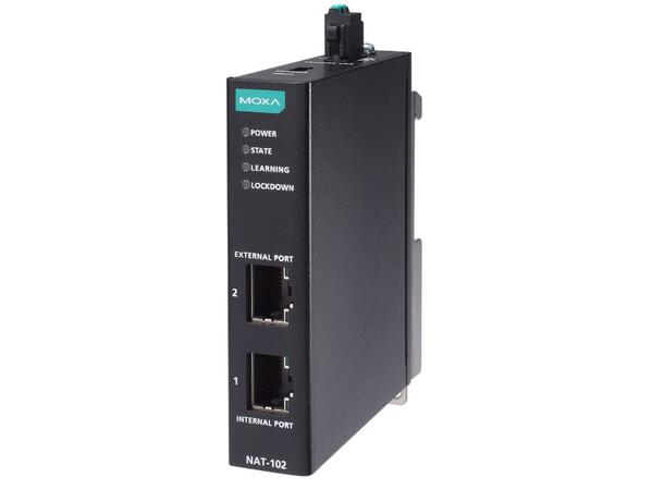 Moxa NAT-102 Industrial 2-port NAT device 