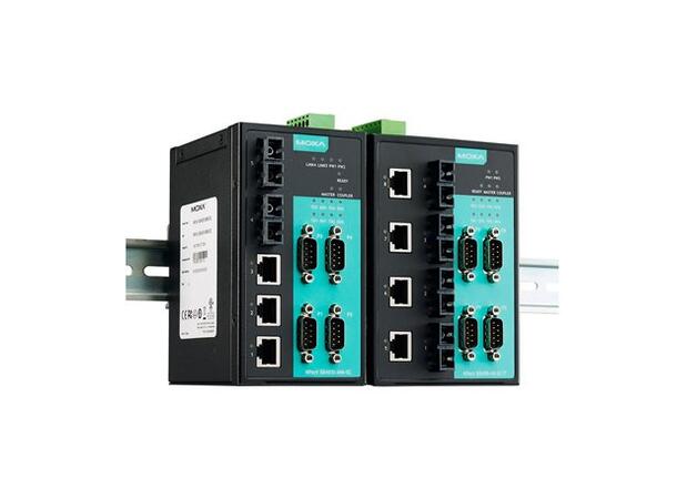 Moxa NPort S8455I 4 RS-232/485, 5 10/100BT(X), 0-60°C 