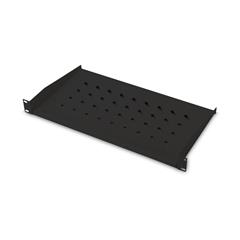 Digitus rack shelf DN-19 TRAY-1-SW Black (RAL 9005), max 15kg