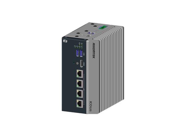 ICO520-ALD3-AS DIN-rail Box PC i3-1215UE/4x LAN/9-36VDC 