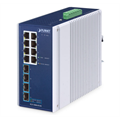IGS-1000-8T4X 8+4-port Din-rail Switch 4xSFP, 9-48VDC, -40-75 degree C