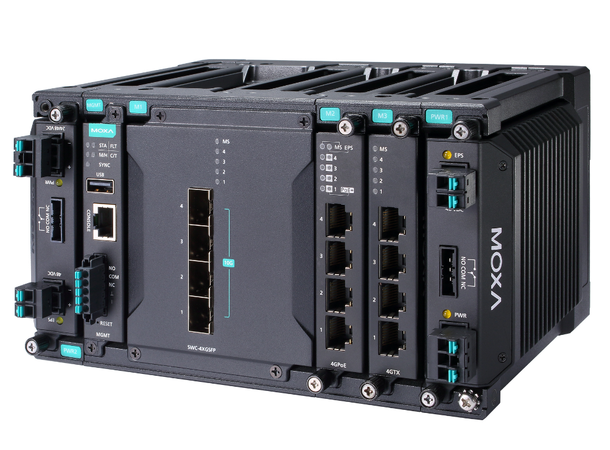 Moxa MDS-G4012-4XGS-T 4XG+8G-port Layer 2 full Gigabit modular 