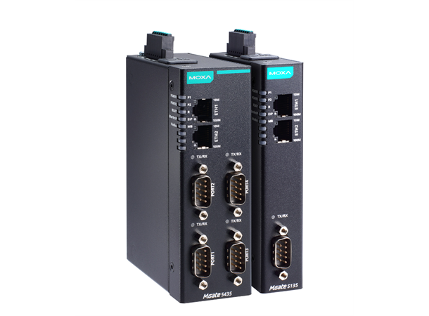 Moxa MGate 5435 4-port Modbus RTU/ASCII/TCP-to-EtherNet 
