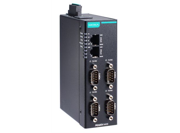 Moxa MGate 5435 4-port Modbus RTU/ASCII/TCP-to-EtherNet 