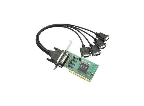 Moxa POS-104UL w/o Cable 4-port RS-232 PCI board, 0-55°C 