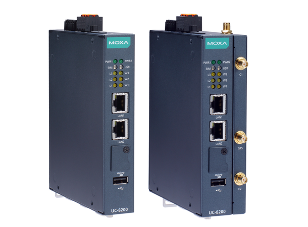 Moxa UC-8210-T-LX-S Arm Cortex-A7 dual-core 1 GHz IIoT 