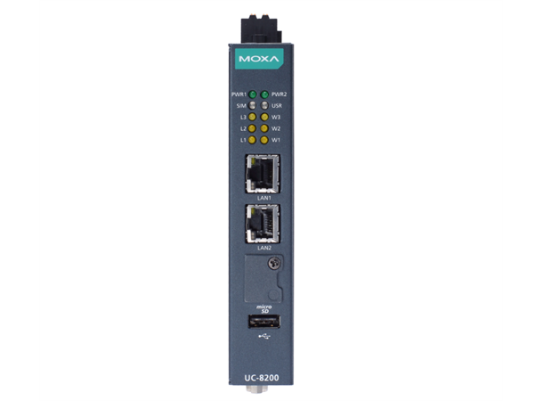 Moxa UC-8210-T-LX-S Arm Cortex-A7 dual-core 1 GHz IIoT 