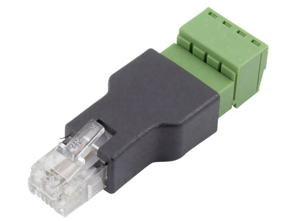 RJ11 till skruvterminal adapter 