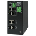 Aetek D60-044-91-DC Ind 4x90W bt PoE, 2xSFP, 2xRJ45