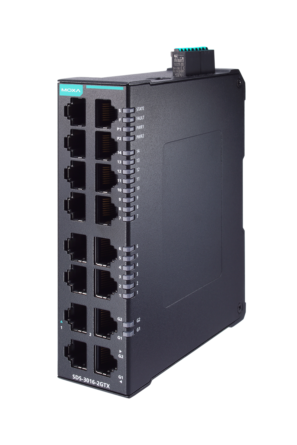 Moxa SDS-3016-2GTX 14+2G-port Gigabit smart Ethernet - Webshop ...