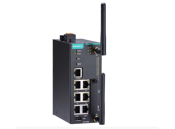 Moxa UC-5112-T-LX Arm-based Box Computer Arm Cortex-A8 1 GHz IIoT gateway 