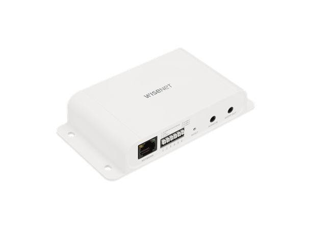 SPM-4210 Alm/Audio I/O Box for PTZ PLUS RJ45, 4x select. I/O, 2x Audio I/O, PoE 