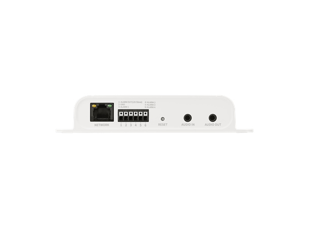 SPM-4210 Alm/Audio I/O Box for PTZ PLUS RJ45, 4x select. I/O, 2x Audio I/O, PoE 
