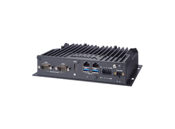 Moxa BXP-A101-E4-M2-DR-T DIN-rail computer, Intel Atom x6425E,M.2 