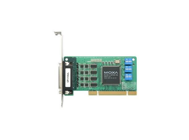 Moxa CP-114UL-I-T 4-port RS-232/422/485 PCI board,isolated 