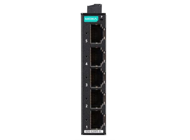 Moxa EDS-G2005-EL-T 5-Port full gigabit unmanaged switch, WT 