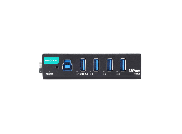 Moxa Uport 404A 4-port industrial-grade USB 3.2 hubs 