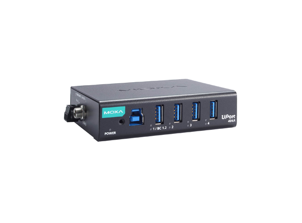 Moxa Uport 404A 4-port industrial-grade USB 3.2 hubs 